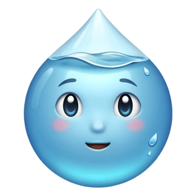 Tear drops with tiny words inside: overwhelmed, ignored, trying sticker