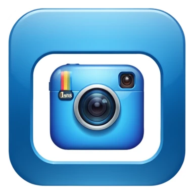  تیک آبی اینستا sticker