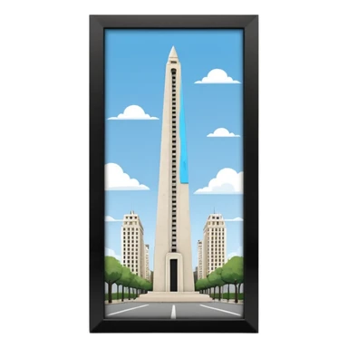 Obelisco argentina  sticker