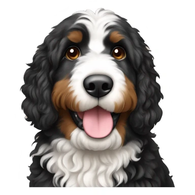 Bernedoodle  sticker