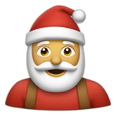 Père noël qui fait un prout sticker