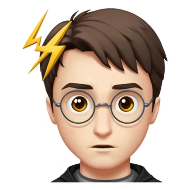 Harry Potter lightning bolt scar sticker