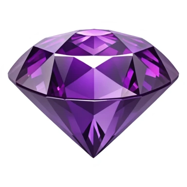 Diamante roxo escuro sticker