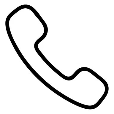 simple and recognizable telephone icon sticker
