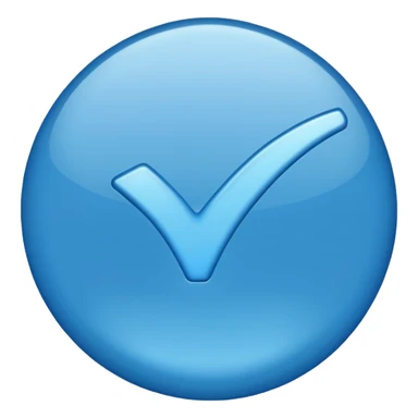 Verified logo (the blue check mare) sticker