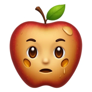 Spoiled apple sticker