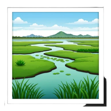 esteros del ibera corrientes argentina (no contiene montañas) sticker