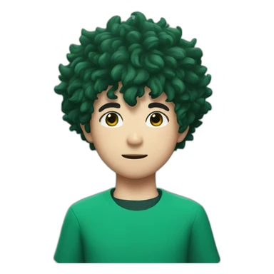 Izuku in the squid game sticker