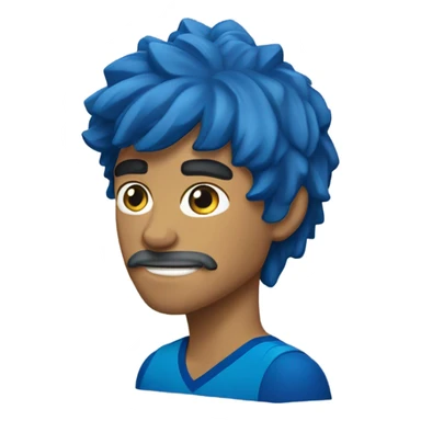 caixa de selecao azul sticker