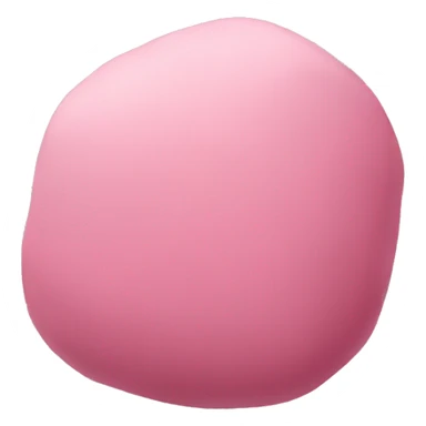 pink round rock sticker
