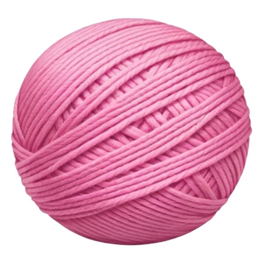 pink yarn sticker