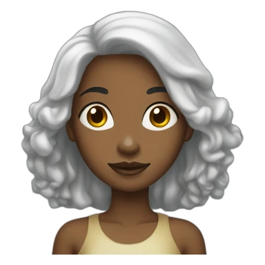 black-sirène-girl sticker