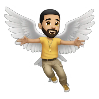 Drake flying over and odor sticker