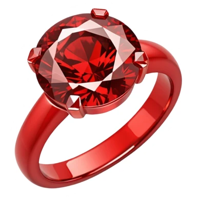 red ring marry red diamond sticker