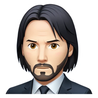 John wick emoji 100x100 pixel Up to 127 KB in size sticker
