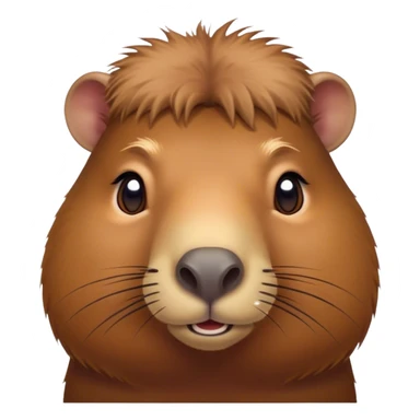 Cinematic Noble Capybara Portrait Emoji, Poised and serene, with a robust, rounded build covered in soft, earthy fur and gentle, wise eyes, Simplified yet sharp and sophisticated features, highly detailed, glowing with a warm, natural glow, high shine, intelligent and calm, stylized with an air of understated authority, focused and attentive, soft glowing outline, capturing the essence of a watchful and confident guardian that feels as though it could step out of the screen with effortless authority! sticker