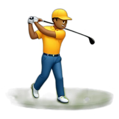 Swing de Golf sticker
