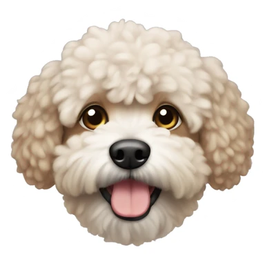 Poochon dog sticker