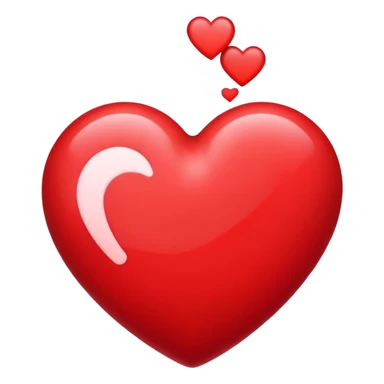 red revolving heart emoji  sticker