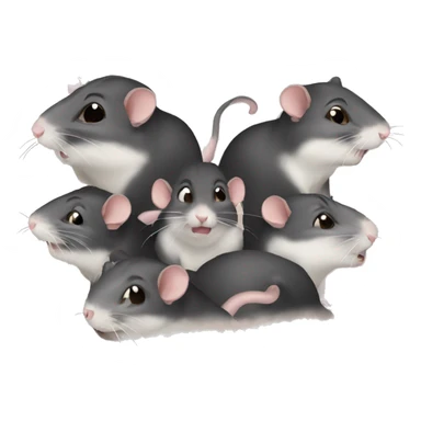 4 rats sticker