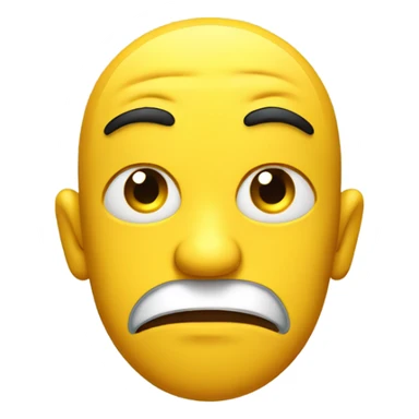 Emoji giving side eye sticker