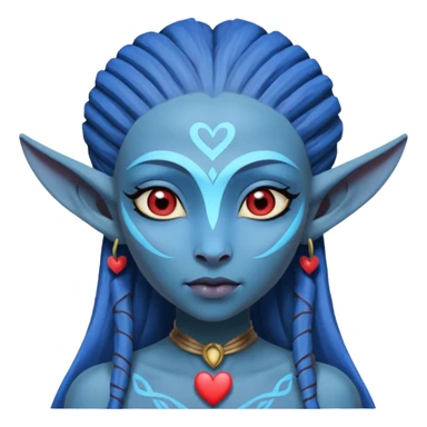 neytiri with love eye heart sticker