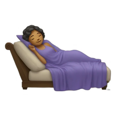 Femme couchée sticker