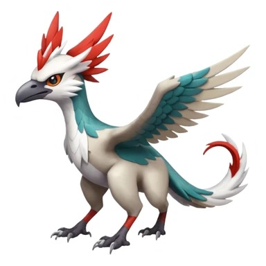 Trico-Gryphon-Latias-Silvally-fusion-creature (full body) sticker