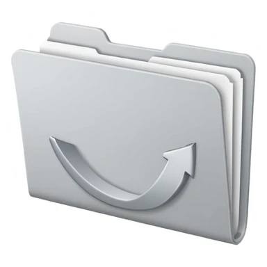 white and gray folder empty sticker