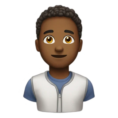 garçon avec des traisse 🤩 sticker