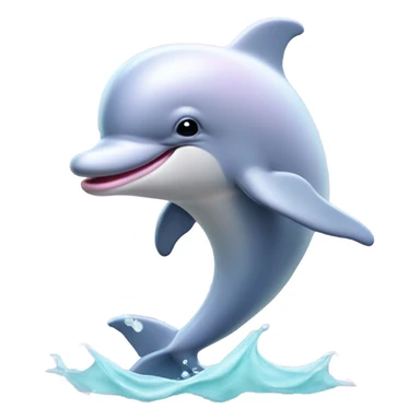 Pastel-pink-colors-dolphin sticker