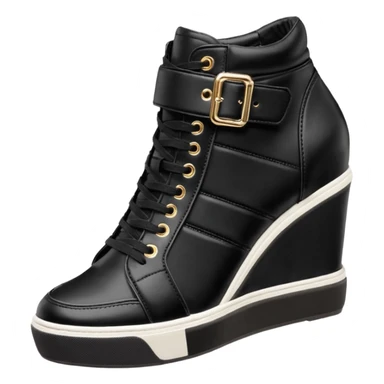 steve madden wedge sneakers strap no buckle sticker