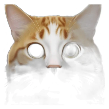 surprising real cat face in real galaxy sticker