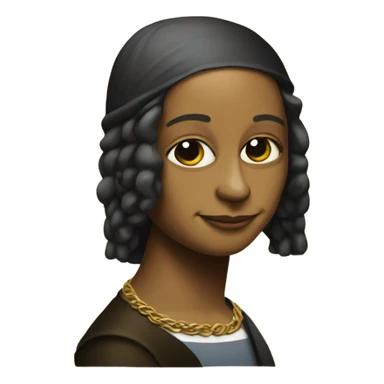 Hip hop Mona Lisa  sticker