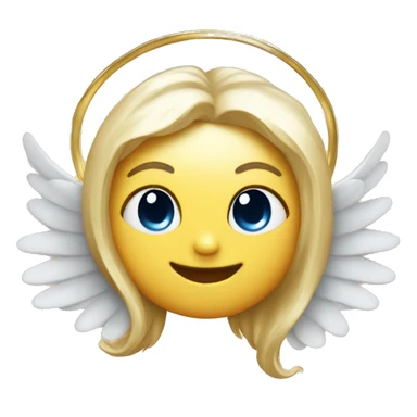 Star with wings and halo sticker