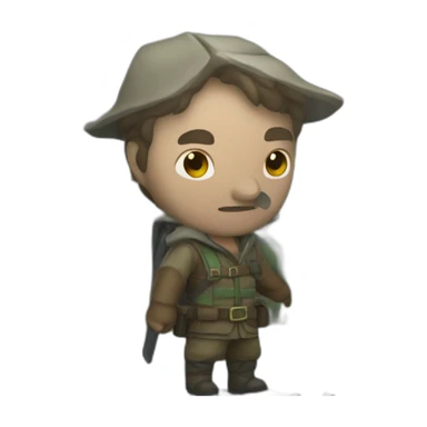 Risk of rain hunter sticker