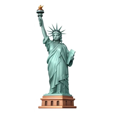 Statue of Liberty landmark sticker