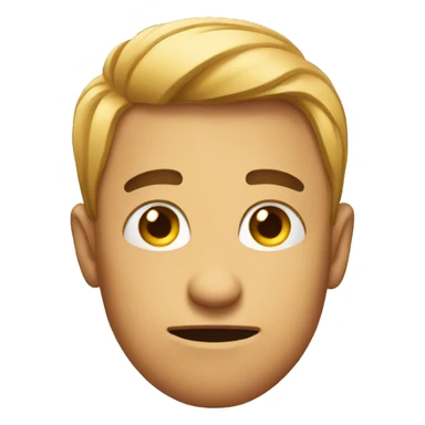 Emoji with sarcastic look sticker