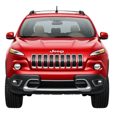Jeep Cherokee red suv sticker