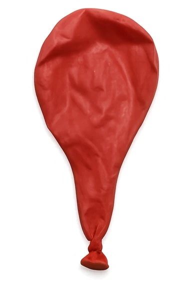 single wilted balloon, no background sticker