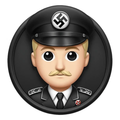 Nazi sembolü insan olmadan sticker