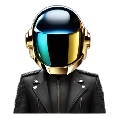 daft punk music studio sticker