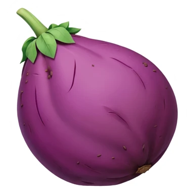 pointy purple sweet potato no green part sticker