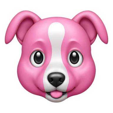 Perro rosado   sticker