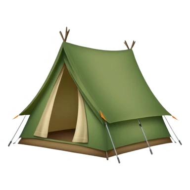 camping tent sticker