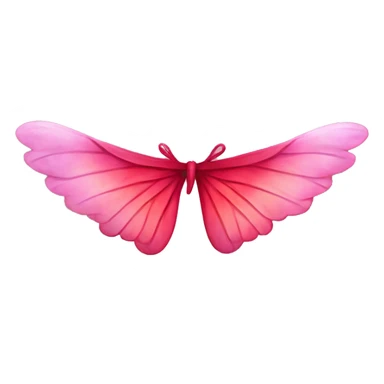 Crimson Fairy wings sticker
