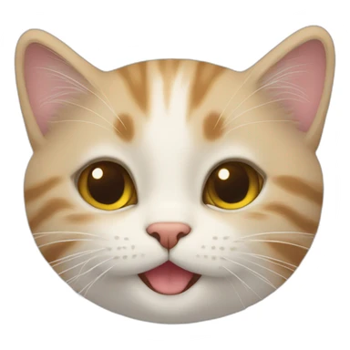 Cat and kitten love you sticker