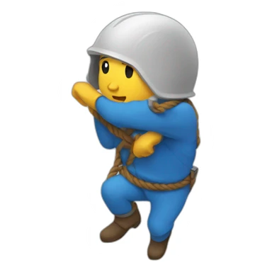 Corde d'escalade sticker