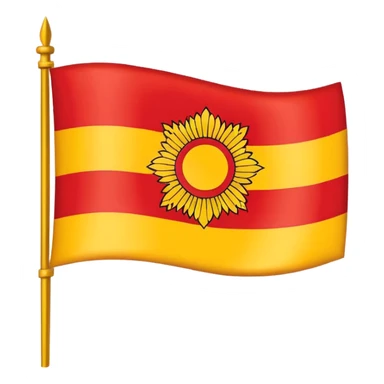 Karnataka logo flag sticker