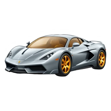 Supercar going fast sticker